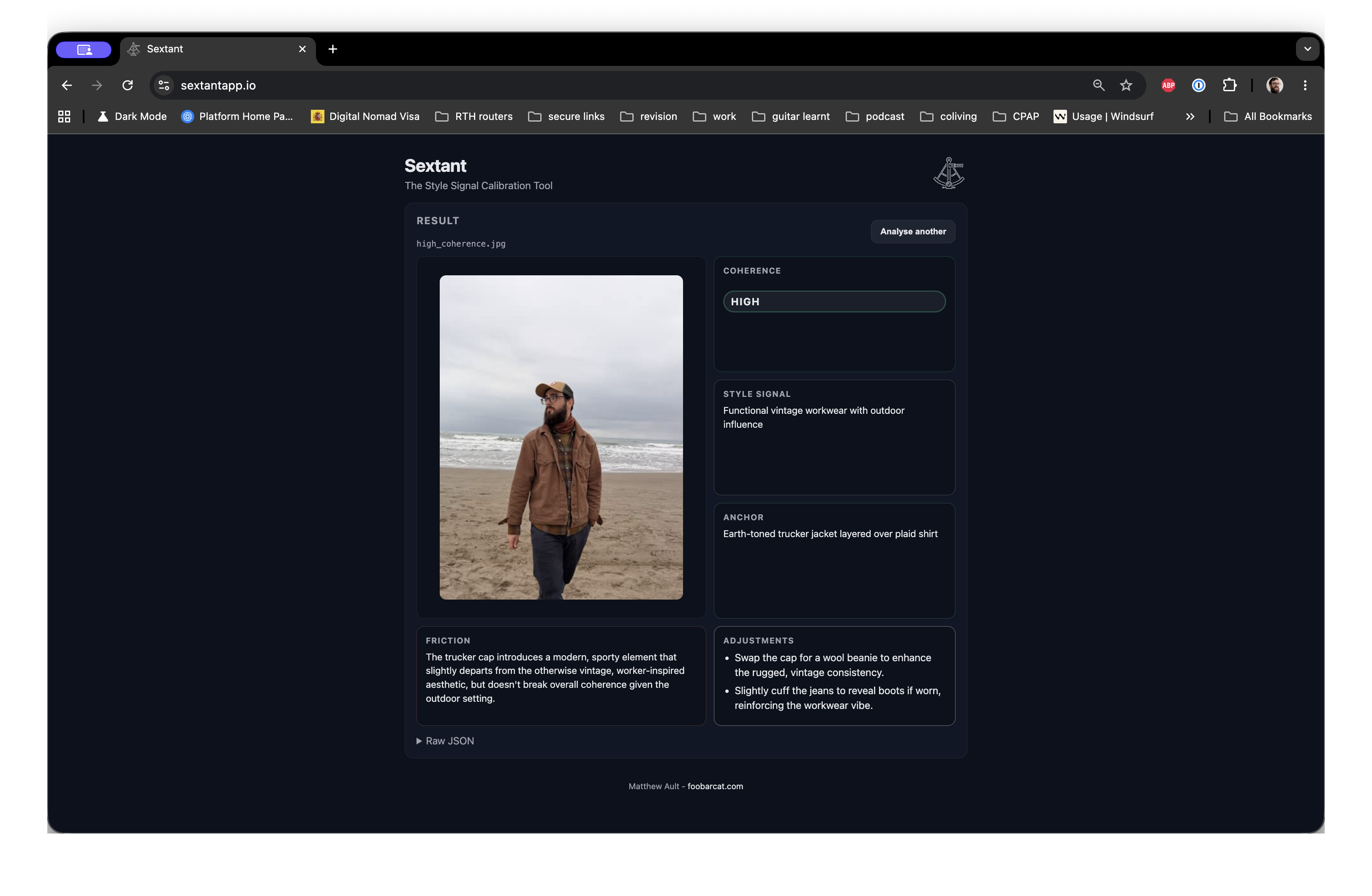 Sextant Production Screenshot